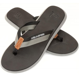 Chinelos de piscina masculino Aqua-Speed ​​Lagos col 07 preto cinza