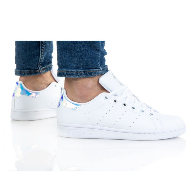 Sapatos Adidas Stan Smith Jr FX7521 branco laranja