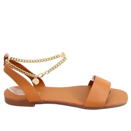 Sandálias com corrente Camel HY23-11 Camel castanho