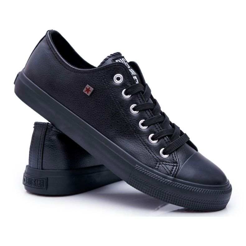 Tênis masculino baixo Big Star preto V174345