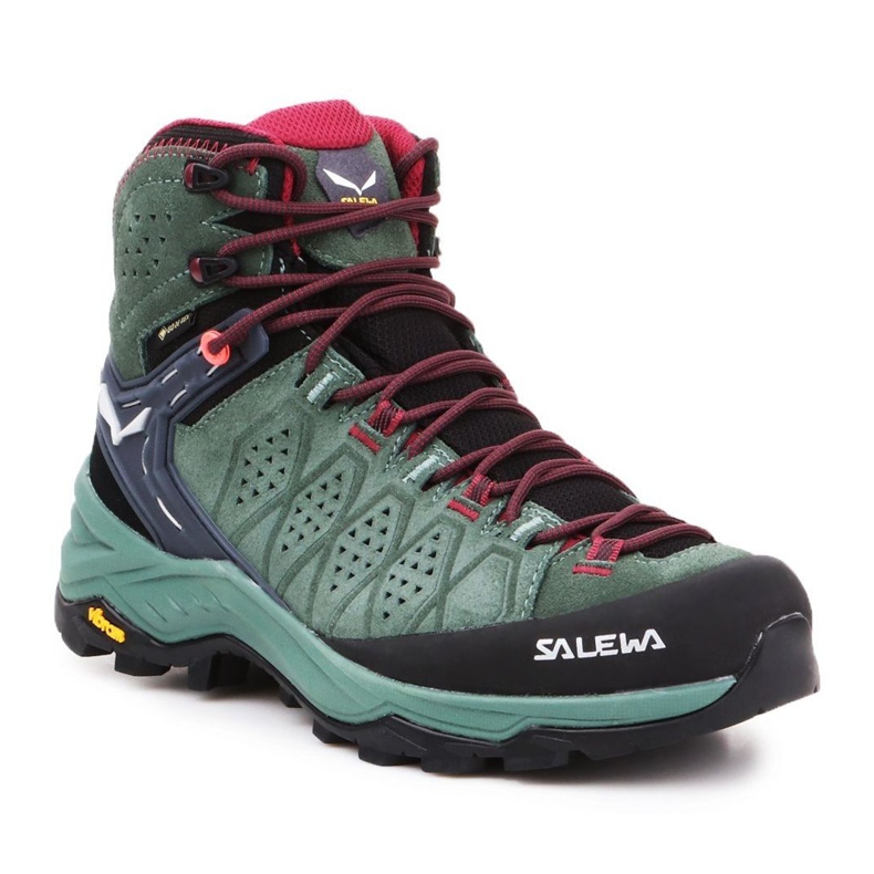 Sapatos de trekking Salewa Ws Alp Trainer 2 Mid Gtx W 61383-5085 preto verde