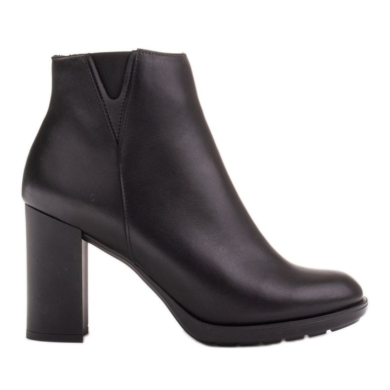 Botas de couro preto Marco Shoes