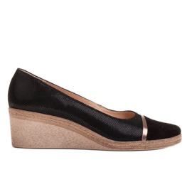 Marco Shoes Calçados 1205P Marco na cunha preto