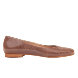 Marco Shoes Bailarinas de camurça marrom