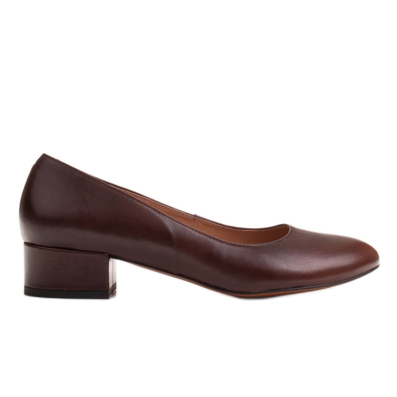 Radoskór Sapatilhas femininas marrons clássicas para um pé mais largo castanho