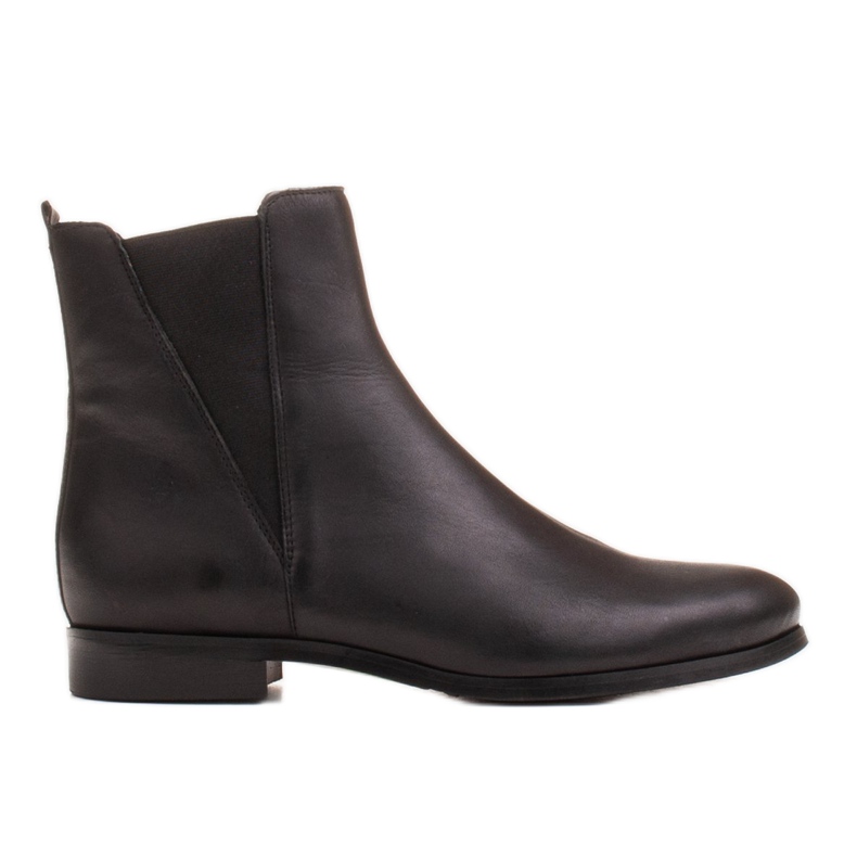 Marco Shoes Botas Marco 1284B planas com borracha preto Marco Shoes Botas Marco 1284B planas com borracha preto