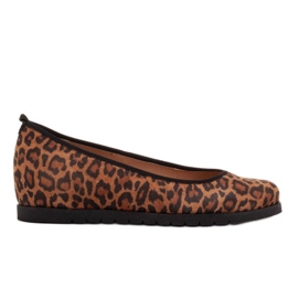 Marco Shoes Sapatos leves com uma parte inferior muito macia e um reforço escondido marrom