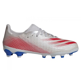 Sapatos Adidas Jr X Ghosted.3 Mg Jr FY7290 multicolorido cinza