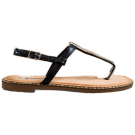 Seastar Sandálias de chinelo com enfeite preto