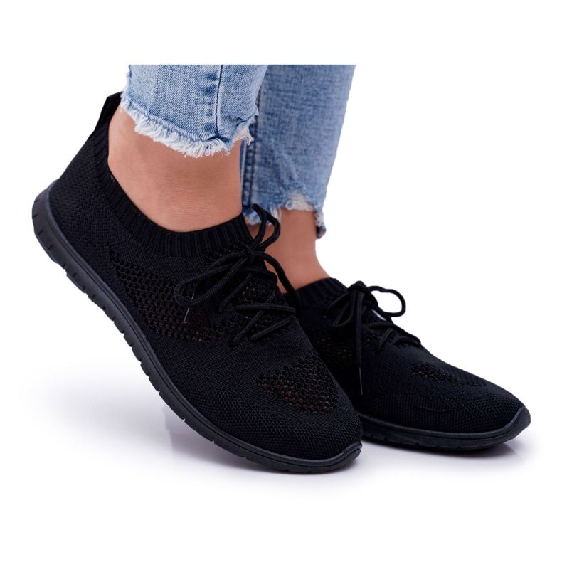 PE1 Sapatos esportivos femininos Black Jenny preto