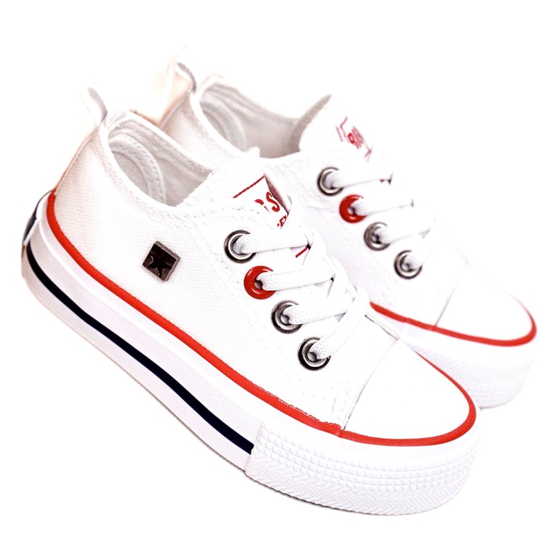 Tênis infantil clássico baixo Big Star HH374089 branco