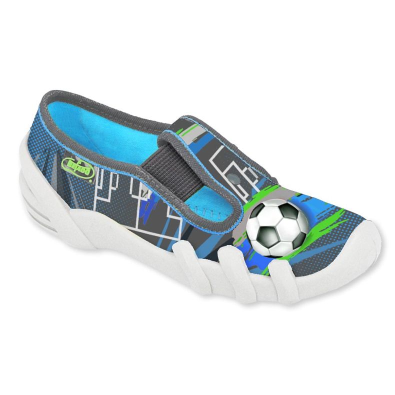 Calçados infantis Befado 290Y223 azul cinza