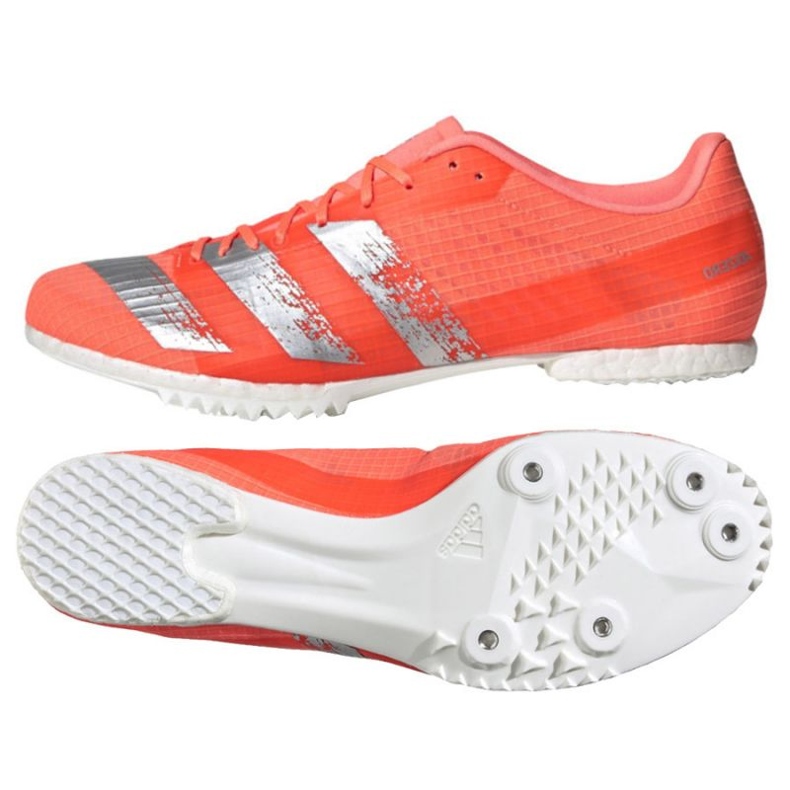 Adidas Adizero Md Spikes EE4605 tênis de corrida rosa