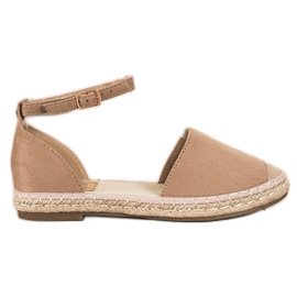 Kayla Alpercatas bege com fivela Kayla Alpercatas bege com fivela