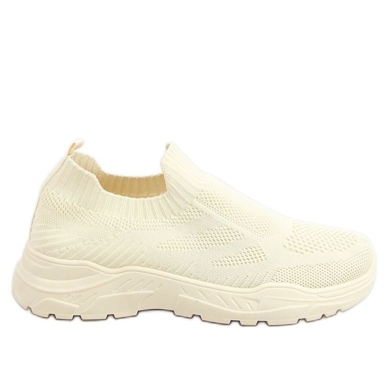 Meias bege LA172P calçados esportivos bege