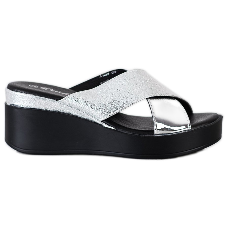 Weide Chinelos Silver Wedge prata Weide Chinelos Silver Wedge prata