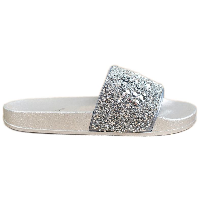 SHELOVET Chinelos com enfeites cinza SHELOVET Chinelos com enfeites cinza