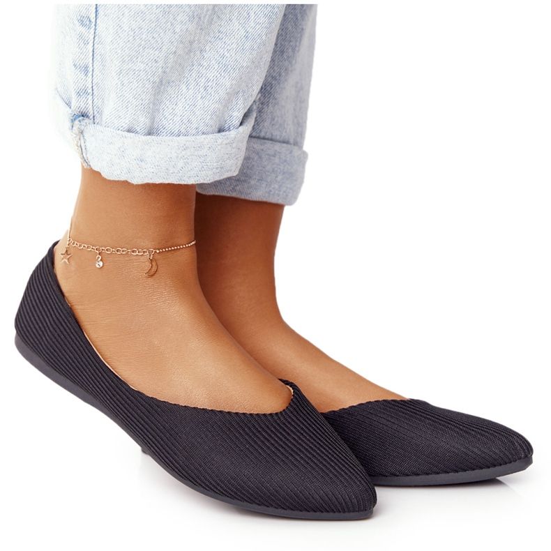 Delicate Ballerina In Spitz Vinceza 2187 Black preto