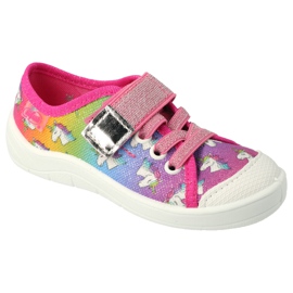 Calçados infantis Befado 251X178 Unicorn azul laranja rosa prata verde
