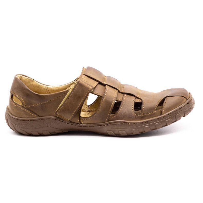 Polbut Sapatos perfurados masculinos 237 para marrom verão castanho