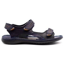 Polbut Sandálias SA04 azul marinho com preto