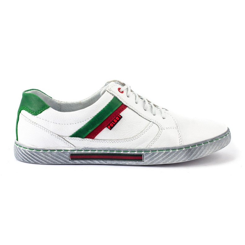Polbut Sapatos masculinos brancos J47