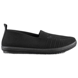 SHELOVET Slipons Openwork preto