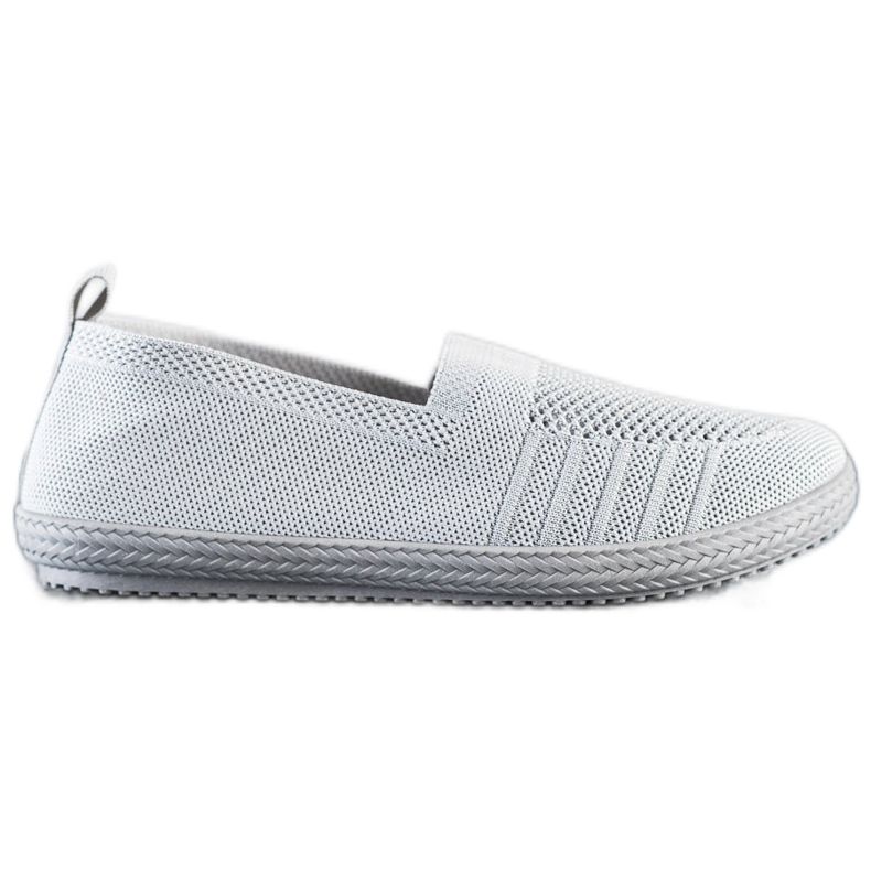 SHELOVET Slipons Openwork cinza