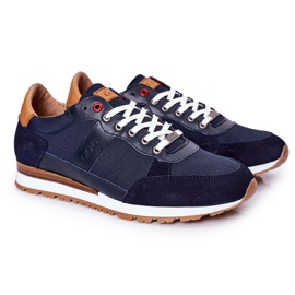 Calçados esportivos masculinos GOE HH1N4053 Tênis azul marinho azul-marinho