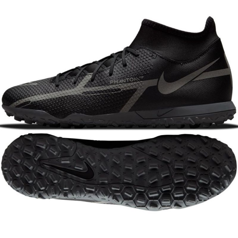 Chuteiras Nike Phantom GT2 Club Dynamic Fit Tf M DC0820 004 preto preto