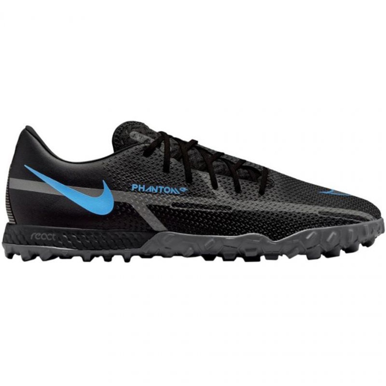 Chuteira Nike React Phantom GT2 Pro Tf M DC0768-004 preto preto