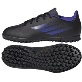 Chuteiras Adidas X Speedflow.4 Tf Jr FY3326 preto preto