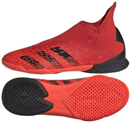 Chuteiras Adidas Predator Freak.3 Ll In Jr FY7870 multicolorido laranjas e tintos