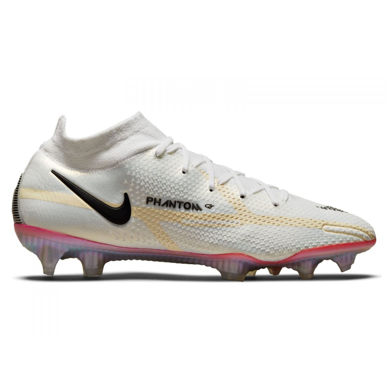 Chuteiras Nike Phantom GT2 Elite Df Fg M CZ9889-121 multicolorido branco Chuteiras Nike Phantom GT2 Elite Df Fg M CZ9889-121 multicolorido branco