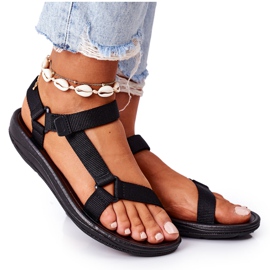 Sandálias esportivas femininas Ultimate Black preto