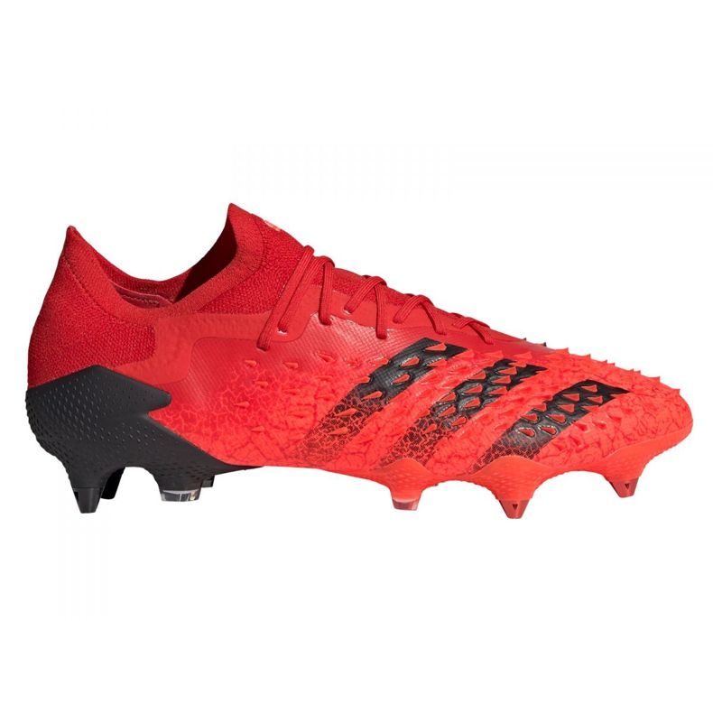 Chuteiras Adidas Predator Freak.1 Low Sg M FY6267 vermelho preto vermelho