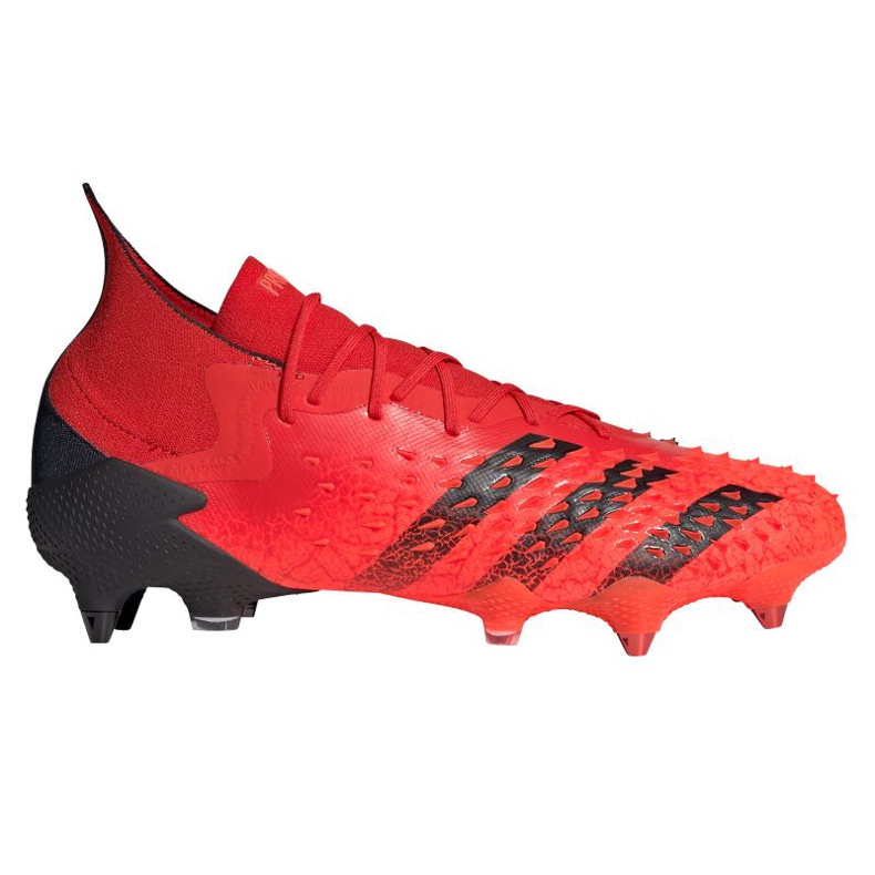 Chuteiras Adidas Predator Freak.1 Sg M FY6269 vermelho preto laranjas e tintos