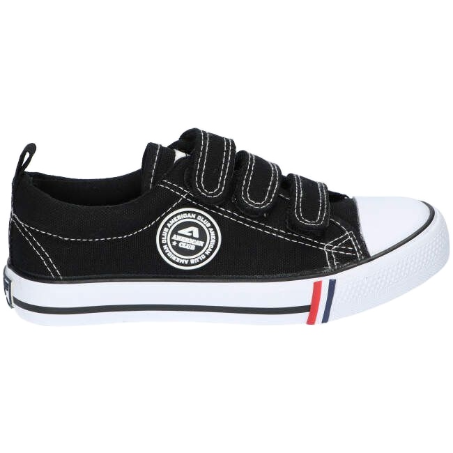 American Club Tênis preto americano LH33 com velcro