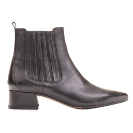 Marco Shoes Botas elegantes e aconchegantes com borracha elástica na parte superior preto Marco Shoes Botas elegantes e aconchegantes com borracha elástica na parte superior preto