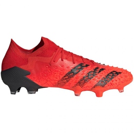 Chuteiras Adidas Predator Freak.1 Ll Fg M FY6266 vermelho laranjas e vermelhos