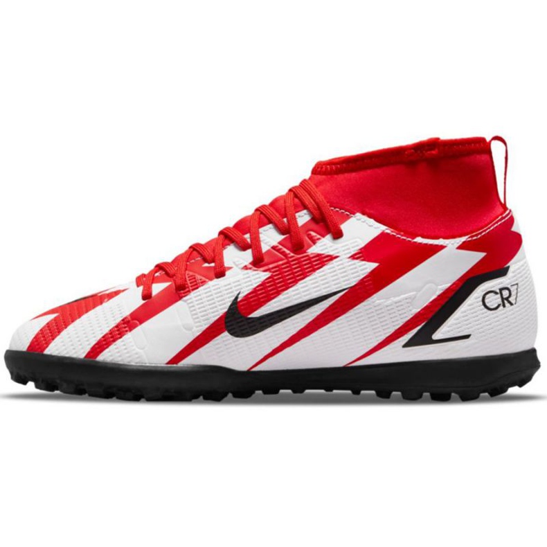 Chuteira Nike Mercurial Superfly 8 Club CR7 Tf Jr DB0933 600 multicolorido branco