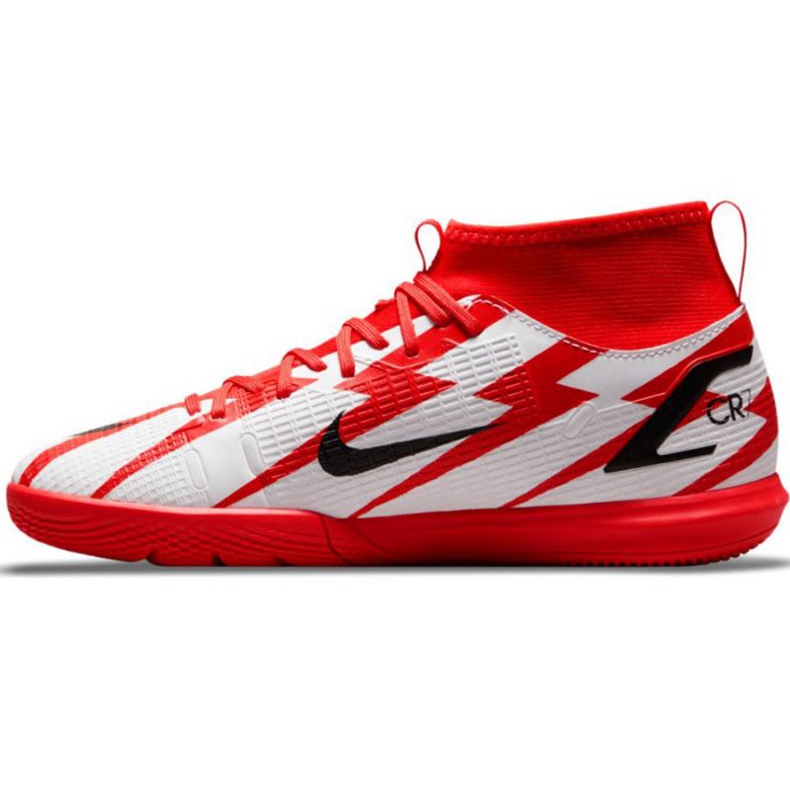 Chuteiras Nike Mercurial Superfly 8 Academy CR7 Ic Jr DB2676 600 multicolorido branco
