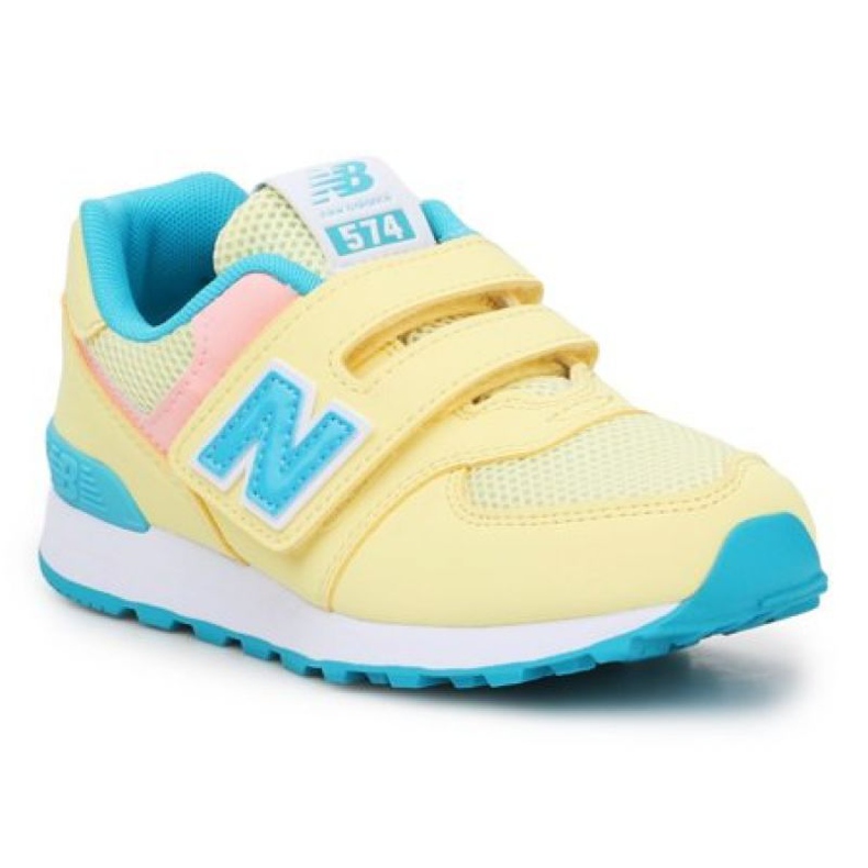 Sapatos New Balance Jr PV574BYS multicolorido amarelo Sapatos New Balance Jr PV574BYS multicolorido amarelo