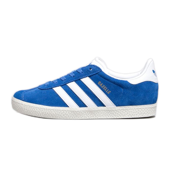 Sapatos Adidas Gazelle J Jr BB2501 branco azul