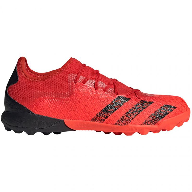 Chuteiras Adidas Predator Freak.3 L Tf M FY6291 multicolorido laranjas e tintos