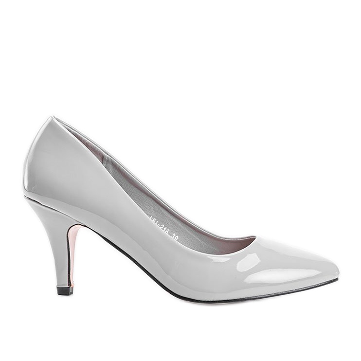 Sapatos cinza com salto agulha Faith