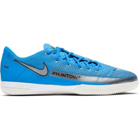 Chuteira Nike React Phantom Gt Pro Ic M CK8463 400 azul azul