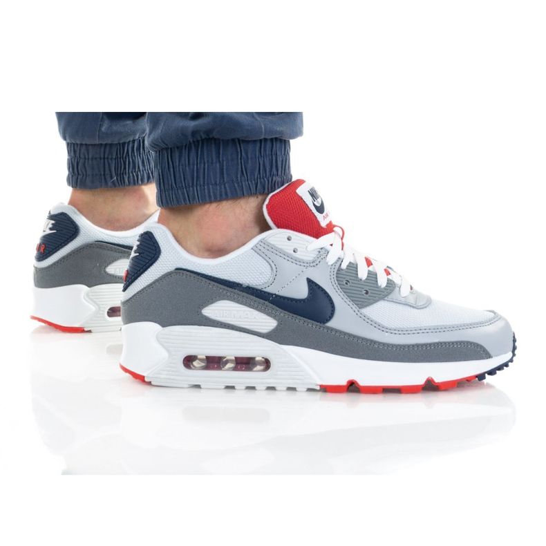Tênis Nike Air Max 90 M CZ1846-001 cinza multicolorido