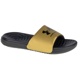 Under Armour Ansa Fixed Slides W 3023772-006 preto dourado