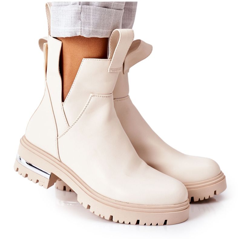 PS1 Botas Quentes Botas Jodhpur Bege Rock It
